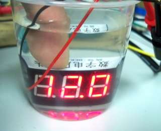 Digital Waterproof LED Voltage Meter Voltmeter Red Panel Counter 