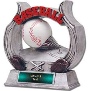com Hasty Awards 12 Custom Baseball Ultimate Resin Trophy TEAL COLOR 