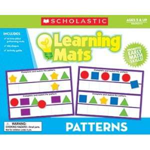  Quality value Patterns Learning Mats By Teachers Friend Toys & Games