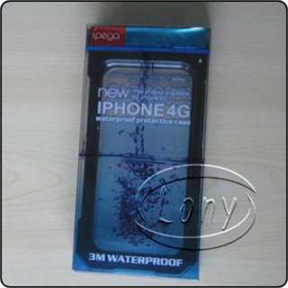   Efficacy Waterproof Cover Case for iPhone 4 4G Protector with a Strap