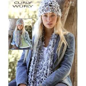  Curly Wurly Crochet Hat & Scarf (#8561) 