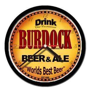  BURDOCK beer and ale cerveza wall clock 