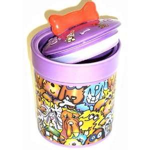  Bowzers & Meowzers 66 oz. Dog Treat Jar   Violet