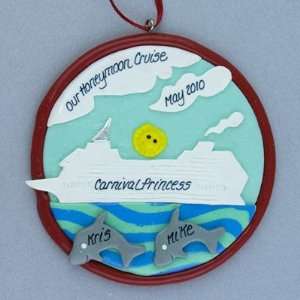  Personalized Cruise Ship Christmas Ornament