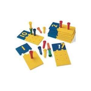  Sammons Preston Number Puzzle Boards and Pegs Health 