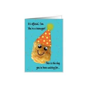  Son 13 Happy Birthday Funny Tater Tot Card Toys & Games