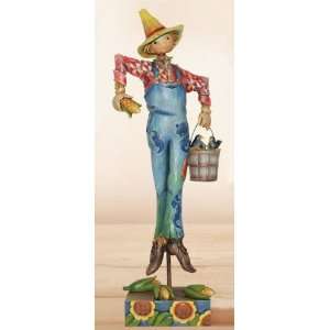 Jim Shore, Scaring Up Fun   Scarecrow Figure  Kitchen 