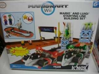 KNEX Mario Kart Wii MARIO & LUIGI STARTING LINE set kit  