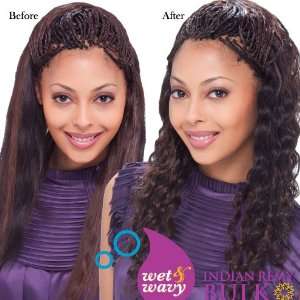  Janet Collection Indian Remy Braid   Ripple Deep Bulk 18 