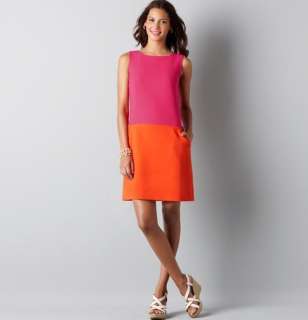 Ann Taylor Loft Colorblock Shift Dress Size 0, 2, 4, 6, 8  