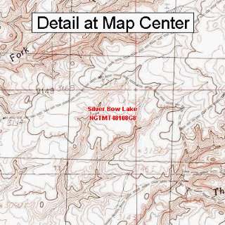   Map   Silver Bow Lake, Montana (Folded/Waterproof)