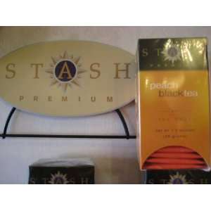 Stash Premium Peach Black Tea 18ct Grocery & Gourmet Food