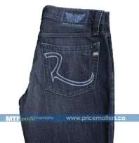   Relax Bootcut with Sexy R Back Pocket Embroidery.In Tame Blue color
