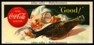 1953 Antique ~COCA COLA~ BLOTTER & Coke RECEIPTS Ad  