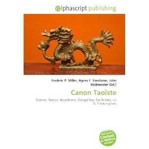  Canon Taoïste (French Edition) (9786133870505) Books
