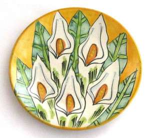 Hand Painted Talavera Mexican Pottery Plate   9  