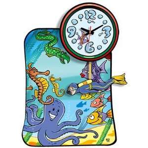 Very Cool Clock   Scuba Diver