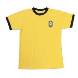  Brazil Home Retro Soccer Shirt