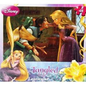  Disney Princess Tangled Lenticular Puzzle 48 Pieces Toys & Games