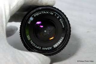 Pentax 50mm f2 Lens PK mount SMC Pentax M manual focus  