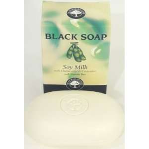 Soy Milk Black Soap   4 oz.