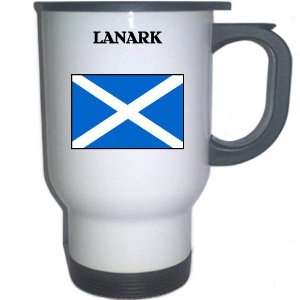 Scotland   LANARK White Stainless Steel Mug