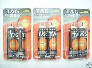 TAG BODY SHOTS REFILL CARTRIDGES LUCKY DAY  