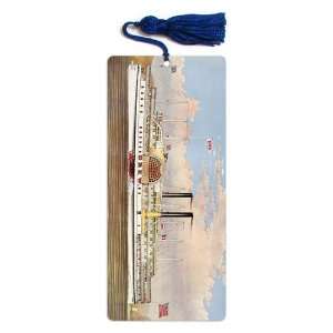   Hudson River Palace Steamer Currier & Ives Bookmark 