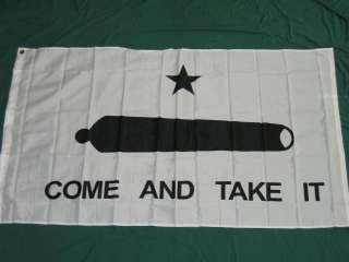 3X5 COME AND TAKE IT FLAG TEXAS GONZALES TEXAN TX F612  