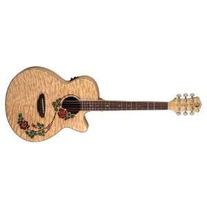  Flora Rose Acoustic Electric Guitar Musical Instruments