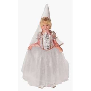   Princess Dress (White) w/Hat Child Costume Size 6 8  Toys & Games