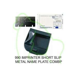   Imprinter 100 Short Slip 1 Metal Name Plate Combo