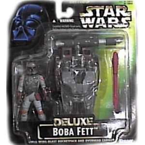  Star Wars Power of the Force Deluxe Boba Fett With Wing 