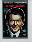   PRESENTS SECRET AGENTS 2 ROGER MOORE 007 COMIC BOOK BIOGRAPHY 1991
