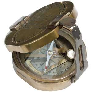  Brinton Antique Brass Compass