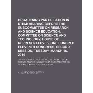 Broadening participation in STEM hearing before the Subcommittee on 