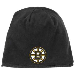 Boston Bruins Black Game Day Reversible Knit Hat  