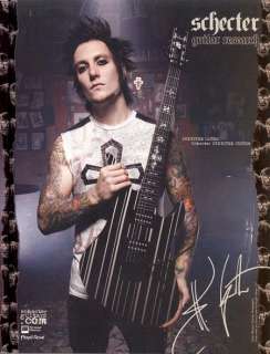 Synyster Gates replica MOP vinyl decal guitar inlay set (((