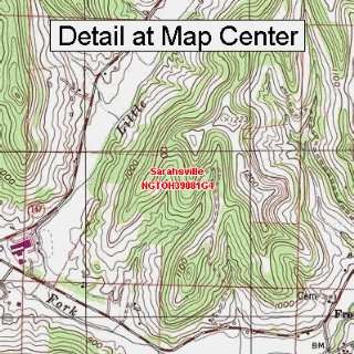  USGS Topographic Quadrangle Map   Sarahsville, Ohio 