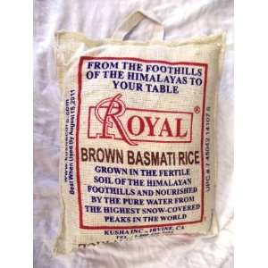  Royal Brown Basmati Rice   10 lbs 
