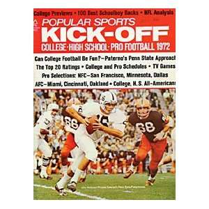  Popular Sports Kickoff Unsigned 1972 Football Magazine 