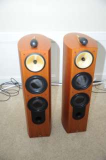 Bowers & Wilkins B&W Nautilus N803 803 Speakers Cherry Mint 1 owner 