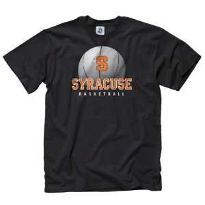  Syracuse Orange Black Spirit Basketball T Shirt Sports 