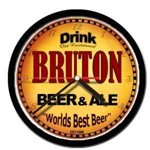  BRUTON beer and ale cerveza wall clock 