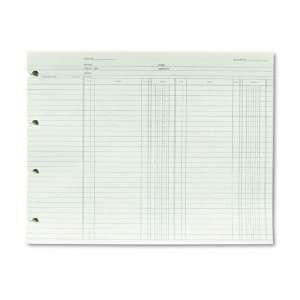  WLJGN2B   Green Double Entry Ledger Forms