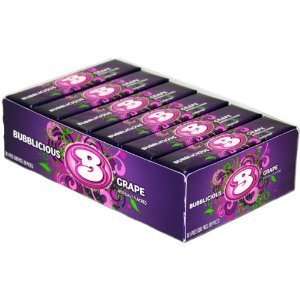 Bubblicious Grape 2 Boxes ~ 36 Packs  Grocery & Gourmet 