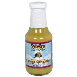 Sylvias, Honey Mustard, 10 Ounce (12 Pack)  Grocery 