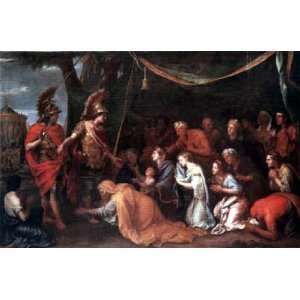  FRAMED oil paintings   Charles Le Brun   24 x 16 inches 