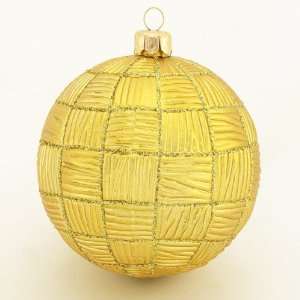  Club Pack of 32 Shatterproof Gold Design Christmas Ball 