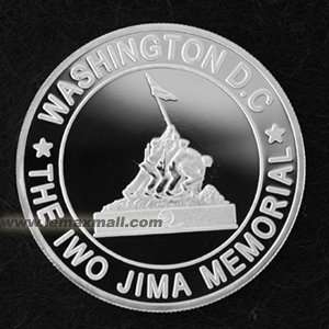  IWO JIMA Memorial Silver Coin 